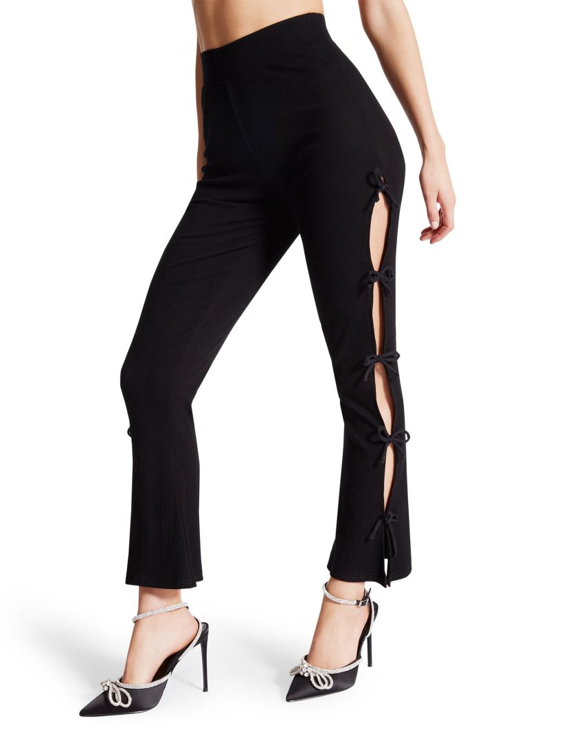 Black Steve Madden Angelina Women's Pants | PH 2573OKL